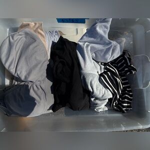 Box of Medium Nursing Tops and Bras